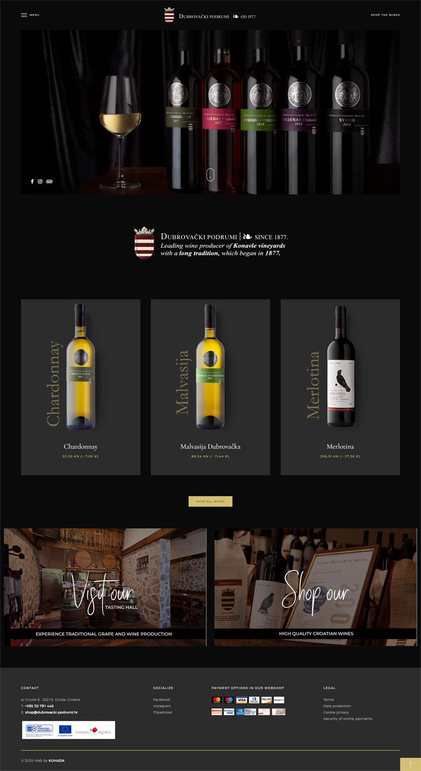 Prikaz web shopa Dubrovački podrumi